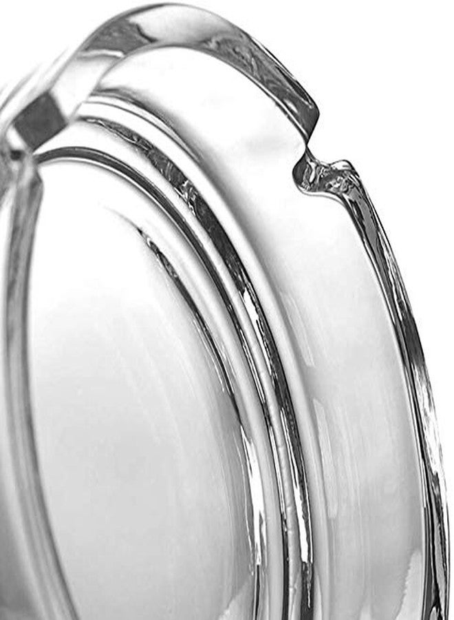 ستار ورك منفضة سجائر زجاجية دائرية بتصميم نجمة | منفضة سجائر للطاولة، ديكور منزلي داخلي وخارجي، طقم من قطعة واحدة (طقم من قطعة واحدة | زجاج صلب | خالٍ من مادة BPA) - Image 5